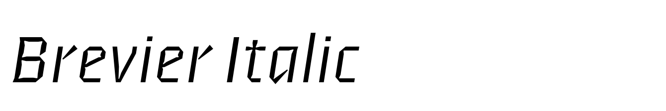 Brevier Italic